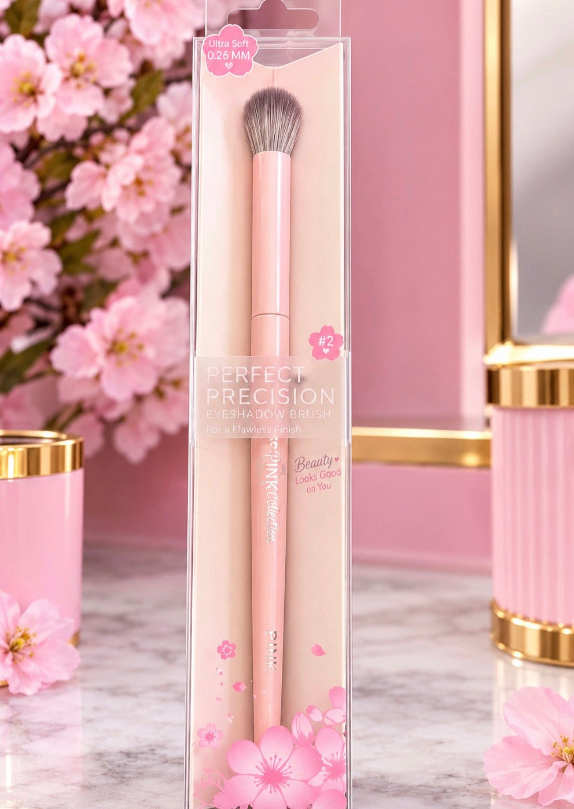 Pink perfection brush