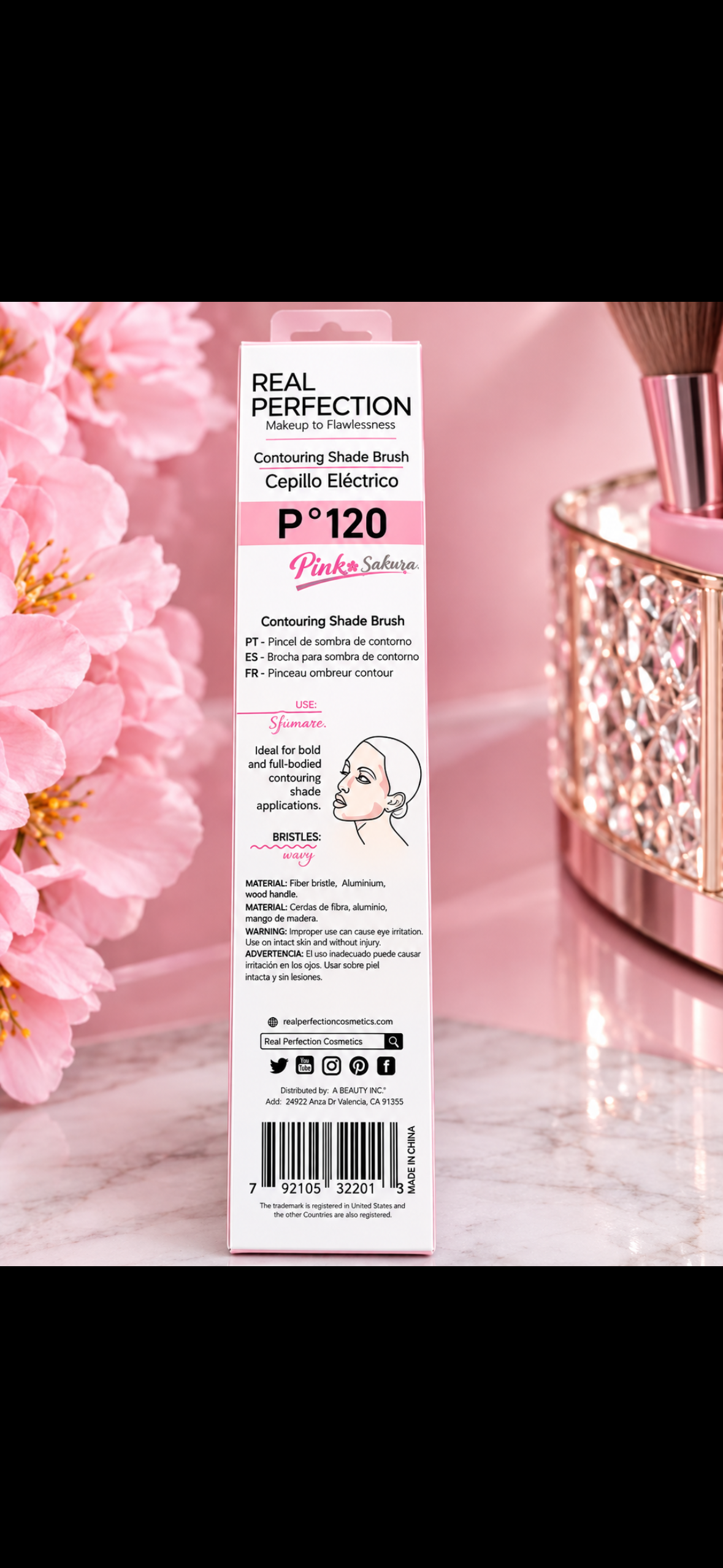 Pink perfection brush